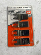 WellCut MT 4 Multi Tool Werkzeugklingen Set 4 teilig Universal Zubehoer OIS Long Life Neuwertig 1 - toolbrothers