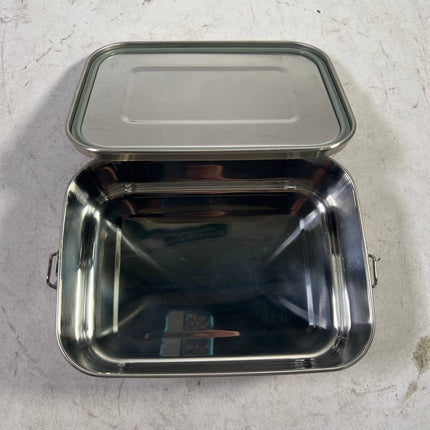 Toolbrothers Fan Edelstahl Brotdose mit Trennfaechern und Edelstahldeckel 1200 ml Neuwertig 3 - toolbrothers