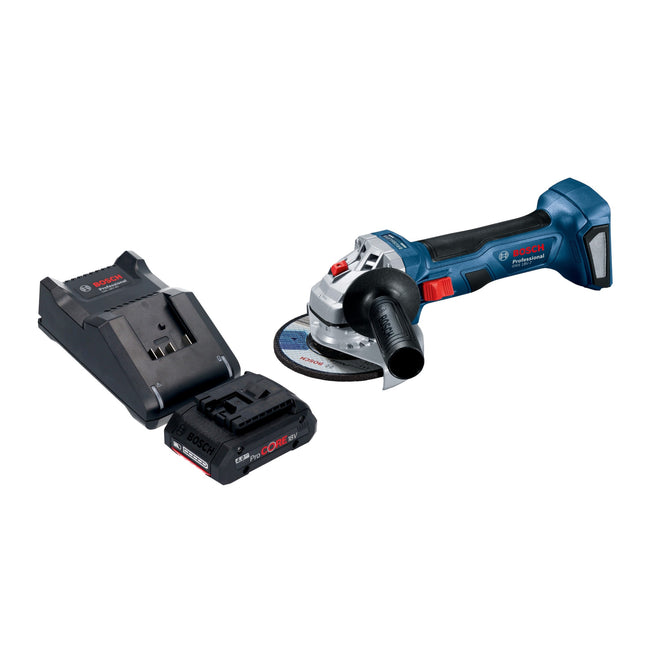Bosch GWS 18V 7 Professional Akku Winkelschleifer 18 V 115 mm Brushless 1x ProCORE Akku 4 0 Ah Ladegeraet 0 - toolbrothers
