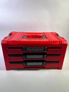 Qbrick System PRO Drawer 3 Toolbox 2 0 Expert RED ULTRA HD Werkzeugkoffer 450 x 310 x 244 mm 13 5 l stapelbar IP54 mit 3 Schubladen Beschaedigt 1 - toolbrothers