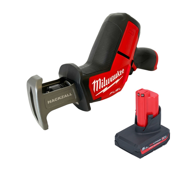 Milwaukee M12 CHZ 501 Akku Saebelsaege 12 V Brushless 1x Akku 5 0 Ah ohne Ladegeraet 0 - toolbrothers