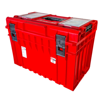 Qbrick System ONE 450 PROFI RED ULTRA HD Custom Werkzeugkoffer modularer Organizer 585 x 385 x 420 mm 52 l stapelbar IP66 alte Version 4 - toolbrothers