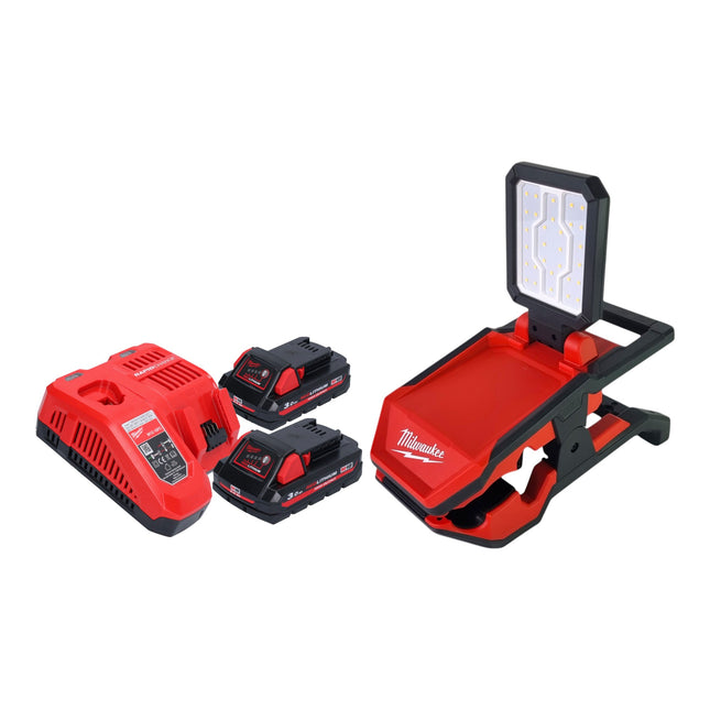 Milwaukee M18 PAL2 302 Akku Leuchte 18 V 2000 lm IP20 2x Akku 3 0 Ah Ladegeraet 0 - toolbrothers