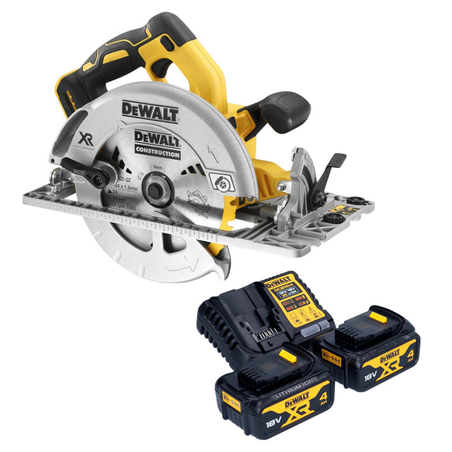 DeWalt DCS 572 M2 Akku Handkreissaege 18 V 184 mm Brushless 2x Akku 4 0 Ah Ladegeraet 0 - toolbrothers