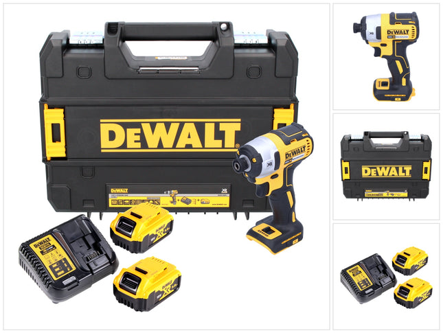 DeWalt DCF 887 P2T Akku Schlagschrauber 18 V 205 Nm 1 4 Brushless 2x Akku 5 0 Ah Ladegeraet TSTAK 0 - toolbrothers