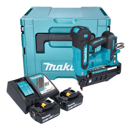 Makita DBN 601 RGJ Akku Nagler 18 V 19 64 mm Brushless 2x Akku 6 0 Ah Ladegeraet Makpac 0 - toolbrothers