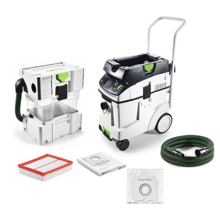 Festool CTM 48 E CLEANTEC Absaugmobil 48l Staubkl. M ( 574992 ) + Vorabscheider + Filter - Toolbrothers