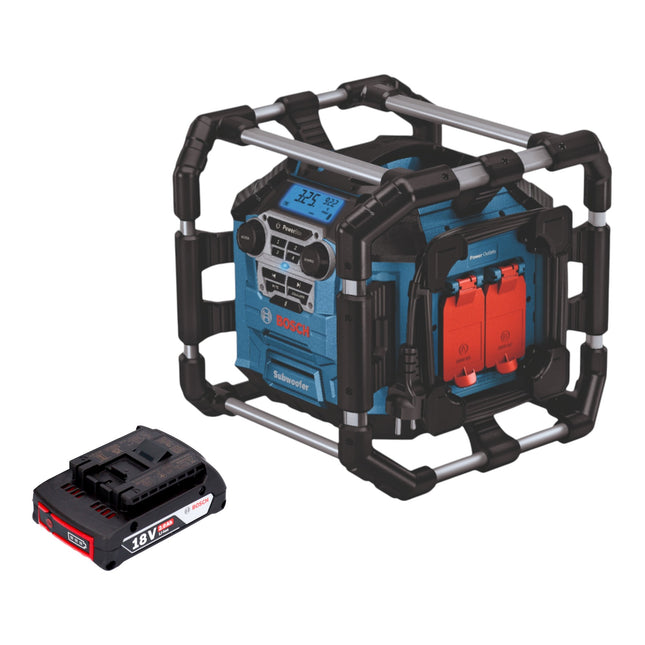 Bosch GPB 18V 5 C Professional Akku Radio 18 V Bluetooth 1x Akku 2 0 Ah ohne Ladegeraet 0 - toolbrothers