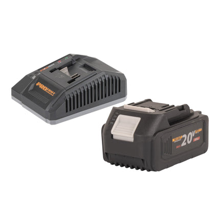 Procraft Starter Pack C20 6 5 Schnell Ladegeraet 20 V 6 5 A 1x 20 4 Akku 4 0 Ah 0 - toolbrothers