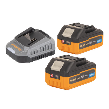 Procraft Industrial ID20Abb Akku Schlagschrauber 20 V 180 Nm 1 4 2x Akku 4 0 Ah Ladegeraet 3 - toolbrothers