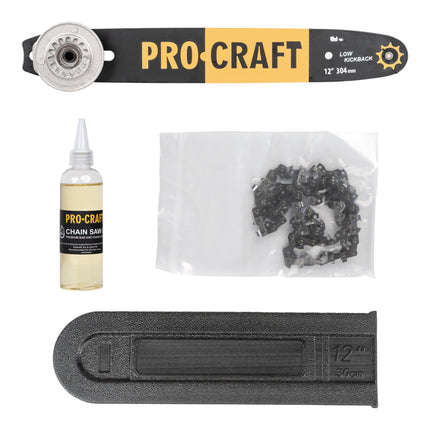 Procraft PKA42Libb Akku Kettensaege 20 V 304 mm Brushless 1x Akku 2 0 Ah Ladegeraet 4 - toolbrothers