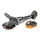 Procraft Industrial AG125Cbb Akku Flachkopf Winkelschleifer 20 V 125 mm Brushless 1x Akku 4 0 Ah ohne Ladegeraet 0 - toolbrothers