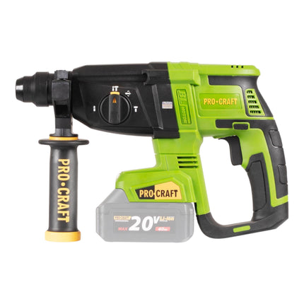 Procraft PHA40bb Akku Bohrhammer 20 V 2 6 J SDS plus Brushless 2x Akku 2 0 Ah Ladegeraet 2 - toolbrothers