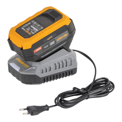 Procraft Industrial HD20A Akku Bohrhammer 20 V 3 8 J Brushless 1x Akku 4 0 Ah Ladegeraet Koffer 4 - toolbrothers