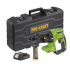 Procraft PHA40bb c Akku Bohrhammer 20 V 2 6 J SDS plus Brushless 1x Akku 2 0 Ah Koffer ohne Ladegeraet 0 - toolbrothers