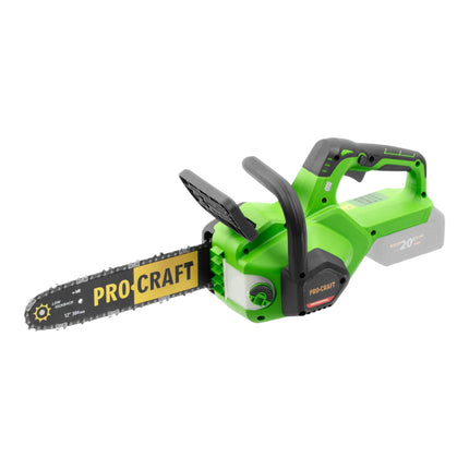 Procraft PKA38 Akku Kettensaege 20 V 304 mm Brushless 2x Akku 4 0 Ah Ladegeraet 1 - toolbrothers