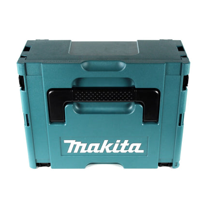 Amoladora angular a batería Makita DGA 511 ZJ 18 V 125 mm sin escobillas + disco de corte + Makpac - sin batería, sin cargador
