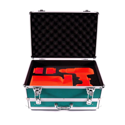 Maletín de herramientas Toolbrothers TX de aluminio para destornilladores y llaves de impacto Makita DHP DDF 482 / 484/ 453 / 456 / 485 / 484 / DTW 285 + juego de brocas de 70 piezas + inserto para destornilladores y accesorios