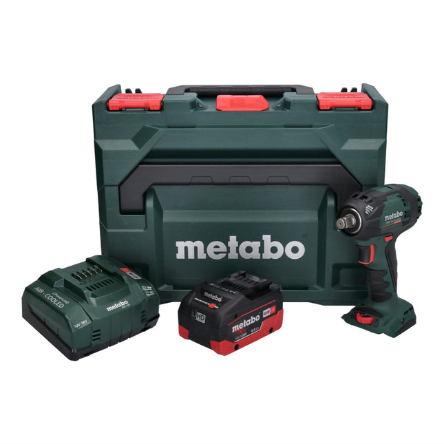 Metabo SSW 18 LTX 300 BL llave de impacto sin cable 18 V 300 Nm 1/2" sin escobillas + 1x batería recargable 8,0 Ah + cargador + metaBOX