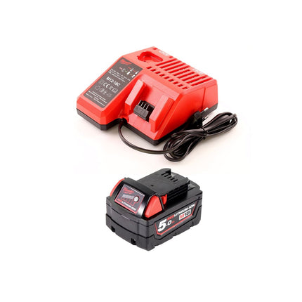 Sierra circular de batería Milwaukee HD18CS-501M 18V 165 mm + 1x batería 5.0Ah + cargador + hoja de sierra + M-Box