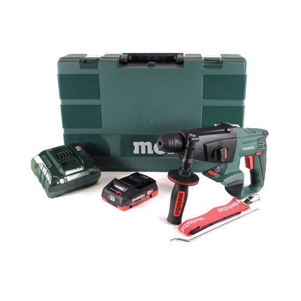 Marteau combiné à batterie Metabo KHA 18 LTX 18V + 1x batterie 4,0Ah + chargeur + étui