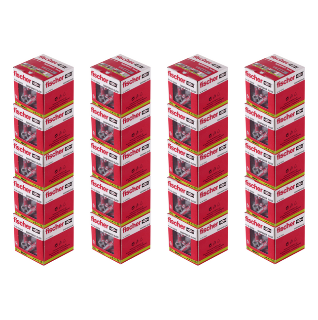 Taco de expansión Fischer DUOPOWER 10x50mm 1000 piezas (20x 555010)
