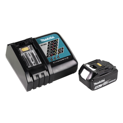 Makita DHR 242 RT1J cordless hammer drill 18V 2.0J SDS-plus Brushless + 1x rechargeable battery 5.0Ah + charger + Makpac