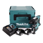 Makita DHR 242 RGJ cordless hammer drill 18V 2.0J SDS-plus Brushless + 2x rechargeable battery 6.0Ah + charger + Makpac
