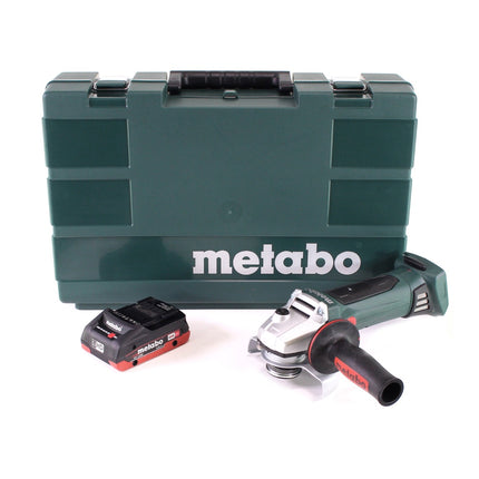 Metabo W 18 LTX 125 Amoladora angular rápida 18V 125mm + 1x batería 4.0Ah + maletín - sin cargador