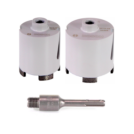 Taladro percutor a batería Bosch GBH 18V-26 18V 2.6J SDS plus sin escobillas + 1x batería 5.0Ah + cargador + accesorios coronas de vaso + L-Boxx