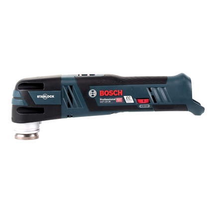 Bosch GOP 12V-28 Multi-Cutter a batteria 12V Starlock Brushless Solo + Starlock Set Best of Renovation 5 pezzi + L-Boxx - senza batteria, senza caricabatterie