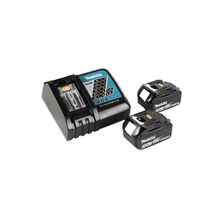 Cortacésped a batería Makita DLM 431 RT2 36V (2x18V) 43cm + 2x batería 5.0Ah + cargador