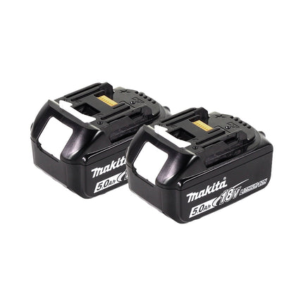 Sierra circular manual Makita DHS 710 TJ con batería de iones de litio de 36 V 190 mm + 2 baterías 5,0 Ah + Makpac - sin cargador