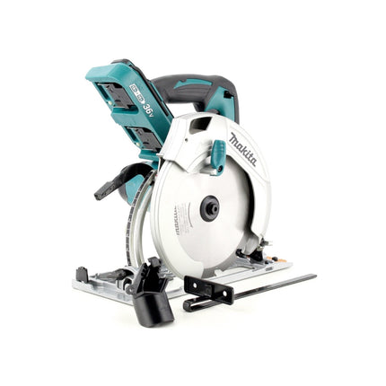 Sierra circular a batería Makita DHS 710 GJ 36V (2x 18V) 190x30mm + 2x batería 6.0Ah + Makpac - sin cargador