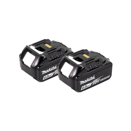 Sierra circular a batería Makita DHS 710 GJ 36V (2x 18V) 190x30mm + 2x batería 6.0Ah + Makpac - sin cargador