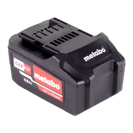Metabo battery set 4x Li-Power battery pack 18 V 4.0 Ah CAS Li-Ion battery ( 4x 625591000 ) with charge level indicator