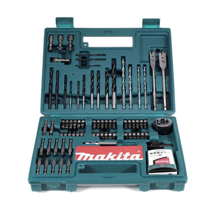 Makita DTD 152 SGK akumulatorowy klucz udarowy 18V 165Nm 1/4" + 1x akumulator 6,0Ah + ładowarka + 100 szt. zestaw wierteł + walizka