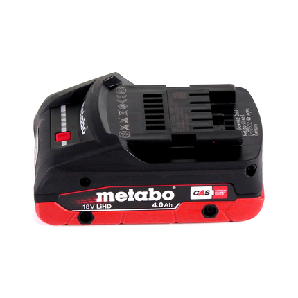 Pistola de cartuchos a batería Metabo KPA 18 LTX 400 18 V + 1x batería LiHD 4,0 Ah + cargador