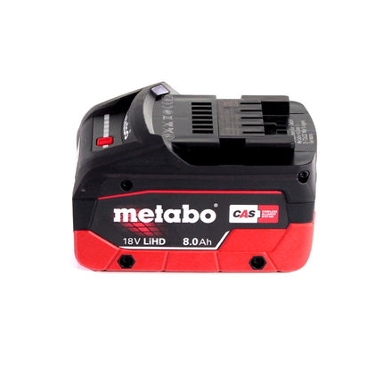 Sierra de calar a batería Metabo STAB 18 LTX 100 18 V + 1x batería LiHD 8,0 Ah + MetaBOX - sin cargador