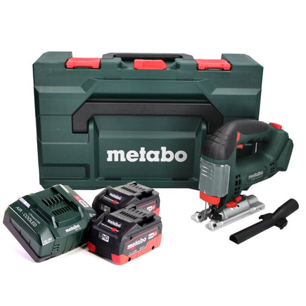 Metabo STAB 18 LTX 100 Scie sauteuse sans fil 18V + 2x Batteries 8,0Ah + Chargeur + Coffret MetaBOX