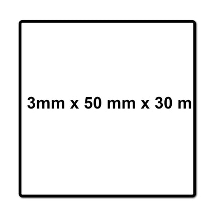 Cinta selladora de uñas de espuma Meisterling 3 mm x 50 mm x 30 m (006040000050)