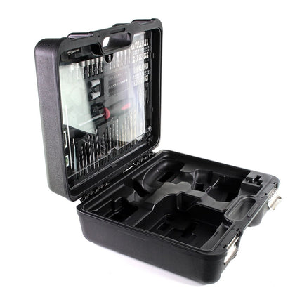 Maletín Makita negro con juego de herramientas de 101 piezas para BHP / DHP / BDF / DDF 343 453 452 456