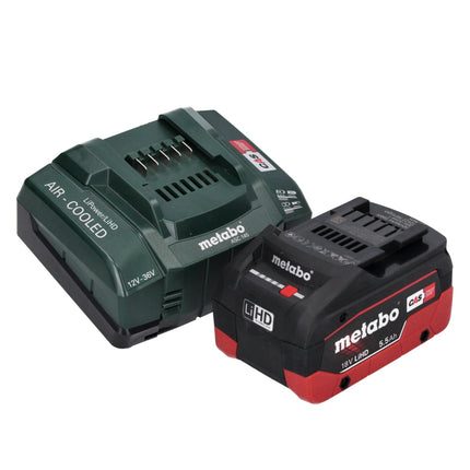 Roedor de batería Metabo NIV 18 LTX BL 1.6 Roedor sin escobillas de 18 V + 1x batería LiHD 5,5 Ah + cargador + metaBOX