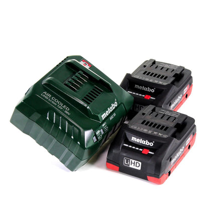 GRATIS 3 años de servicio completo protección integral Metabo SCV 18 LTX BL 1.6 batería tijeras de hojalatero 18 V sin escobillas + 2x batería LiHD 4,0 Ah + cargador + MetaLoc