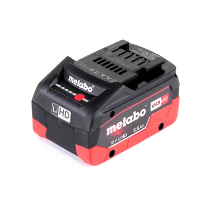 Juego básico de adaptador de corriente para batería Metabo PA 14.4-18 LED-USB con 1 batería LiHD de 5,5 Ah - sin cargador