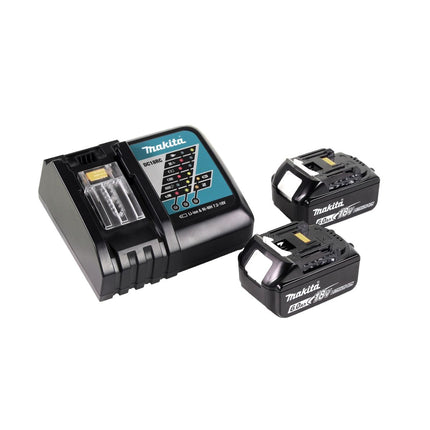 Makita DFR 550 RGJ cargador de batería destornillador 18 V 25 - 55 mm + 2x baterías 6,0 Ah + cargador + Makpac