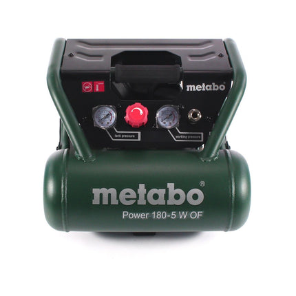 Sprężarka Metabo Power 180-5 W OF 8 bar 1,1 kW ( 601531000 ) 5 l zbiornik bezolejowy