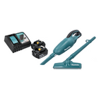 Makita DCL 180 RG cordless hoover 18 V green + 2x rechargeable battery 6.0 Ah + charger