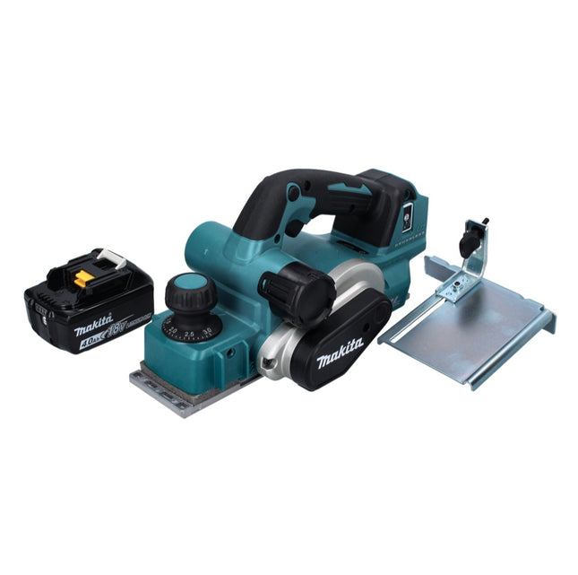 Makita DKP 181 M1 cepillo sin cable 82 mm 18 V sin escobillas + 1x batería recargable 4,0 Ah - sin cargador