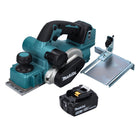 Makita DKP 181 T1 cepillo sin cable 82 mm 18 V sin escobillas + 1x batería recargable 5,0 Ah - sin cargador